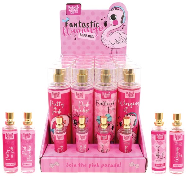 Bubble Bliss 250ml Fantastic Flamingo Bodymist