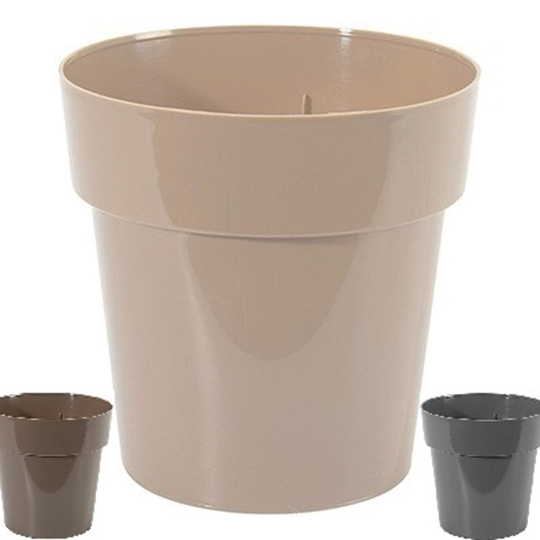 Flowerpot Melisa 12cm round, made of plastic