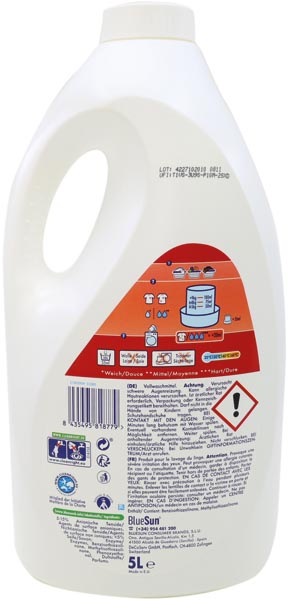 Gama Liquid detergent color 5l 100sc