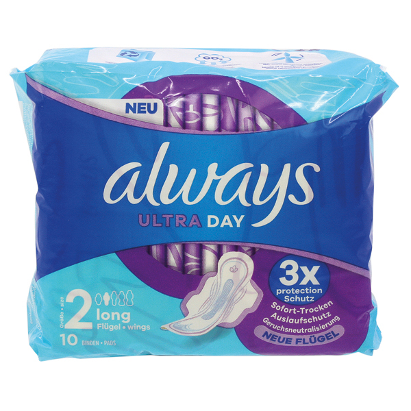 Always Ultra Thin Sanitary Napkin Long Plus 12pc