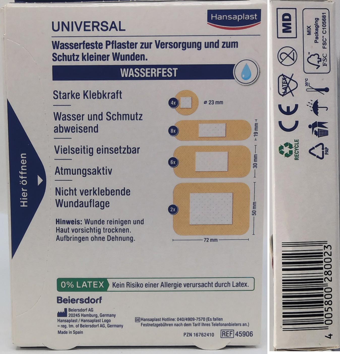 Hansastrip Universal 20er Wasserfest