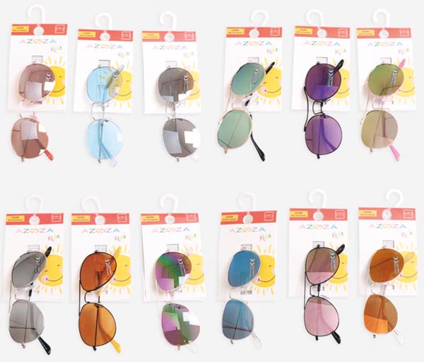 Lunettes de soleil enfants Lux 3 2/4 assorties