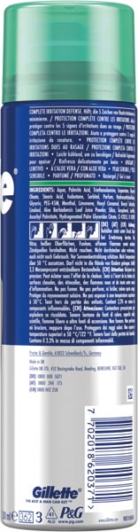 Gel à raser Gillette Series 200ml peau sensible