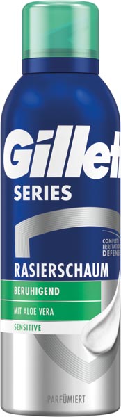 Mousse à raser Gillette Series 200ml sensible