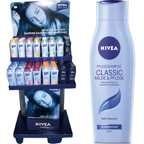 Nivea Shampoo 250ml 96 Stück sortiert im Display
