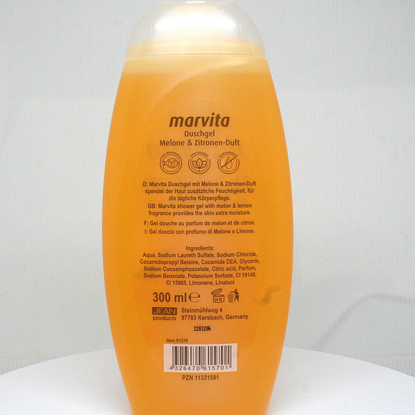 Dusch Gel Marvita 300ml Melone & Zitrone