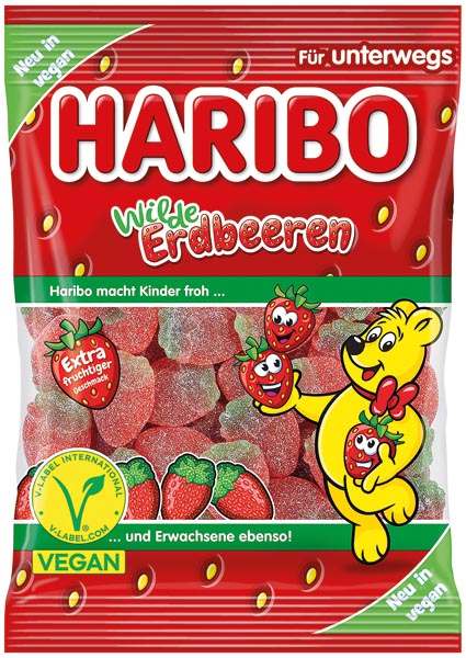 Food Haribo Wilde Erdbeere 100g